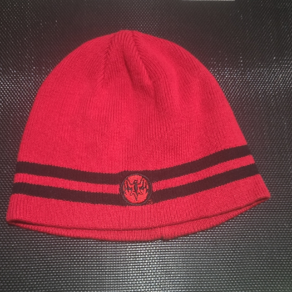 Bacardi Rum Red and Black Beanie Hat